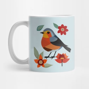 Cute Little American Robin Mug